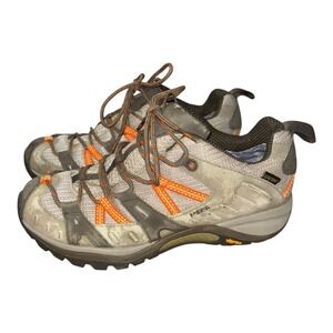 Merrell Siren Sport GORE-TEX XCR Women's 8 Hiking Shoes Brown Orange Outdoors